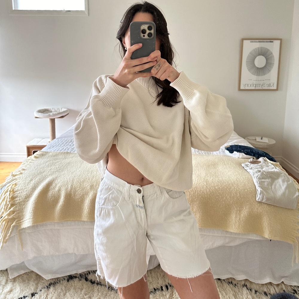 White Vintage Shorts